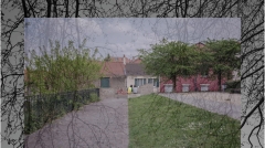 Creative vision of Spring realized in Ile-Saint-Denis and Romainville from a photomontage. Superposition of two photographs representing tree branches and a couple sitting in a park.
Vision creative du Printemps réalisée à Ile-Saint-Denis et à Romainville à partir d'un photomontage. Superposition de deux photographies représentant des branches d'arbre et un couple assis dans un parc.
